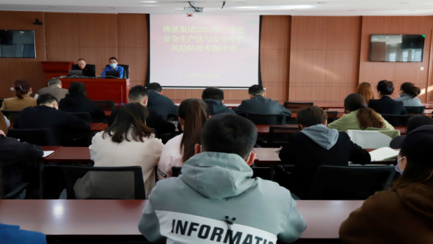 构建“双防”机制 筑牢安全防线 ——新永利官网开展2023年第一季度安全生产法与 安全生产风险防控专题培训